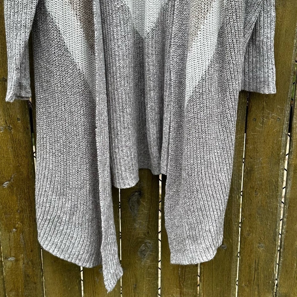 Maurices Chevron Colorblock Open Front Duster Car… - image 8